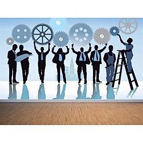 Görev Paylaşımı 3 Boyutlu Duvar Kağıdı