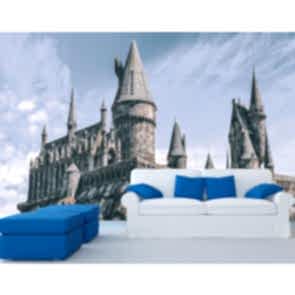 Harry Potter Hogwarts Büyü Kalesi - 3D Duvar Kağıdı Uygulama Örneği