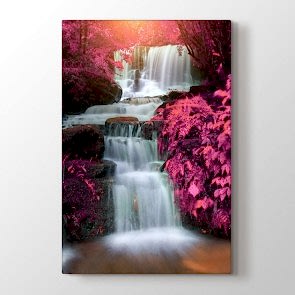 Uzak Doğu Mun Daeng Şelalesi Tablosu | Manzara Tabloları Fiyatları