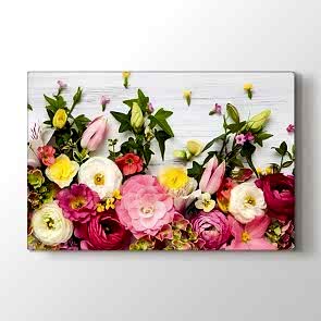 Çiçek Sergisi Tablosu | Çiçek Desenli Tablolar
