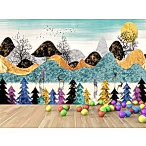 Başka Bir Gözden Orman - 3D Çocuk ve Bebek Odası Duvar Kağıdı Uygulama