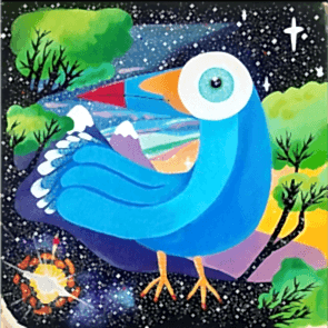 Sanatsal Dokunuşlar | Betül Yılmaz'in Boyutlar Arası Ses isimli Akrilik çalışması