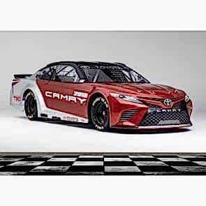 Toyota Yarış Arabası - Araba 3D Duvar Kağıdı