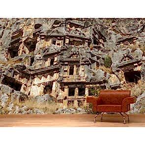 Eski Demre Mezarlığı 3 Boyutlu Manzara Duvar Kağıdı