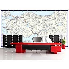 Türkiye Siyasi Haritası Poster Duvar Kağıdı Önizleme