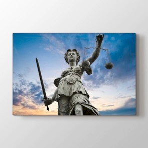 Themis - Ofis Duvar Dekor Kanvas Tablo