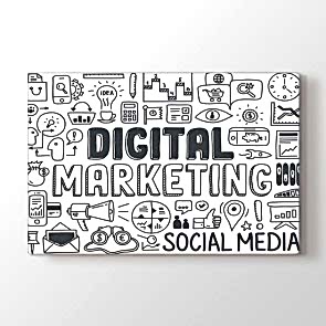 Dijital Pazarlama Tablosu | Ofis Için Tablo
