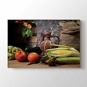 Organik - Mutfak Dekoratif Duvar Tablosu