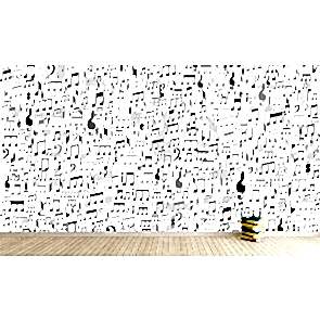 Müzik Nota ve Terimleri - Üç Boyutlu Duvar Kağıtları