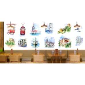 İstanbul Simgeleri - 3D Duvar Kağıdı Uygulama