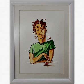 Sanatsal Dokunuşlar | Ümit Yanılmaz'in Erkek Tarafı isimli İllüstrasyon çalışması