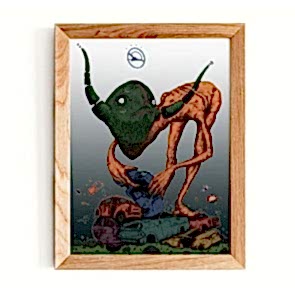 'Sanatsal Dokunuşlar | Nuri Kızılkaya'in Junkman isimli Karışık Teknik çalışması