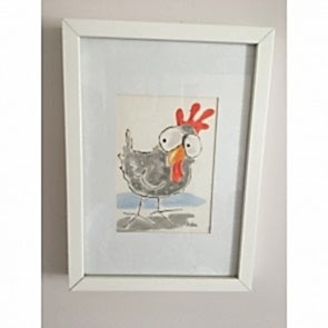 Sanatsal Dokunuşlar | Dilek Bolat'in Little Chick isimli Suluboya  çalışması