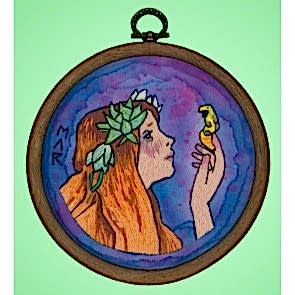 Sanatsal Dokunuşlar | Zeynep Mar'in Kız Show isimli Nakış çalışması