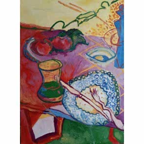 Sanatsal Dokunuşlar | Asya Hasgül'in Akşam isimli Yağlı Boya çalışması halicikmazlari.shop'da