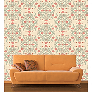 Nar Çiçeği Deseli Duvar Kağıdı Önizleme