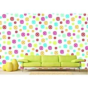 Renkli Daireler Desenli Resimli Duvar Kağıdı Önizleme