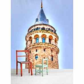 Galata Parlıyor - Resimli İthal Duvar Kağıtları 