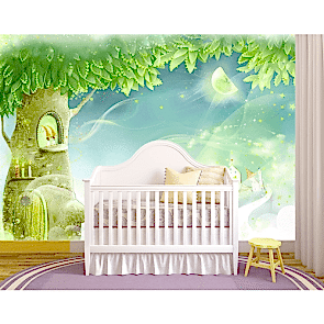 Masal Diyarı Çocuk Odası Duvar Kağıdı