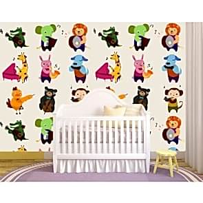 Orman Korosu Çocuk Odası Duvar Kağıdı Önizleme