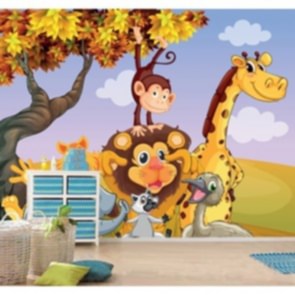 Orman Hatırası Çocuk Odası Duvar Kağıdı Önizleme