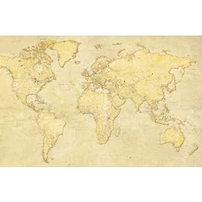 Antik Dünya Haritası Görseli