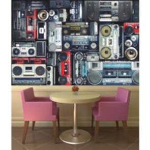 Müzik Setleri Müzik Temalı Duvar Kağıdı Modeli