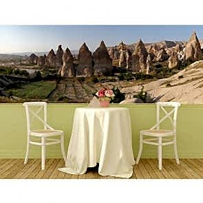 Peri Bacaları Ürgüp Göreme 3 Boyutlu Duvar Kağıdı Önizleme