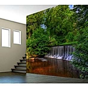 Yeşil Şelale Duvar Kağıdı Önizleme