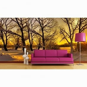 Kar ve Güneş Duvar Kağıdı Önizleme