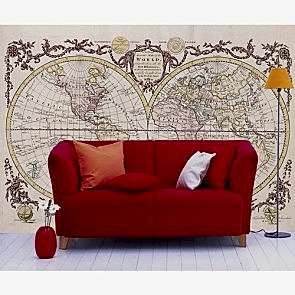 Eski Dünya Atlası Duvar Kağıdı