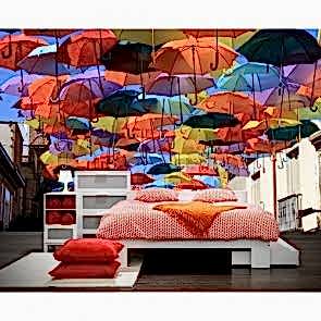 Şemsiye Yağmuru Duvar Kağıdı