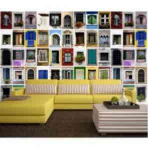 Penceremin Perdesi Duvar Kağıdı