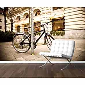 Bisiklet Turu - Kendinden Yapışkanlı Duvar Kağıdı