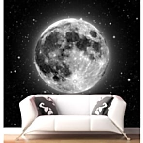 Ay ve Yıldızlar Duvar Kağıdı