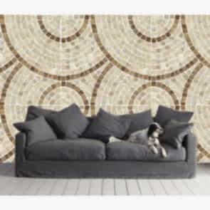 Mozaik Taş Duvar Duvar Kağıdı