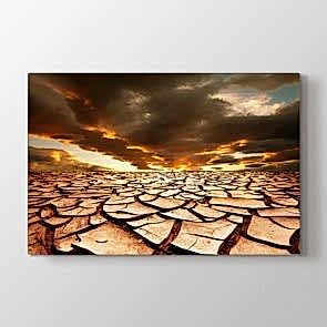 Çorak Topraklar Tablosu Kanvas Tablo Modeli