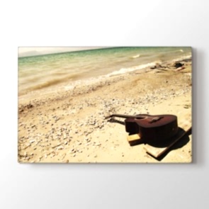Gitarım Tablosu Kanvas Tablo Modeli