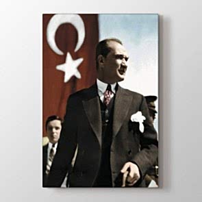 Mustafa Kemal'in Bakışları Tablosu Kanvas Tablo Modeli