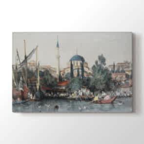 İstanbul Kayıklari Tablosu - Kanvas Tablo Modelleri