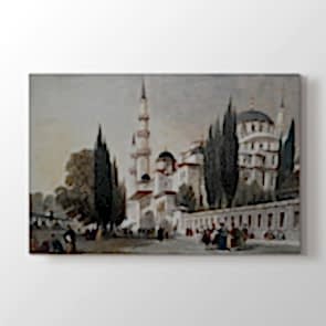 Osmanlı Cami Avlusu Tablosu - Tablo Dekorasyon
