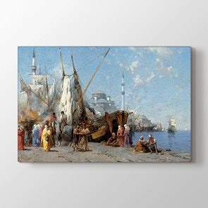 Osmanlı Dönemi Liman Tablosu - Baskı Tablo