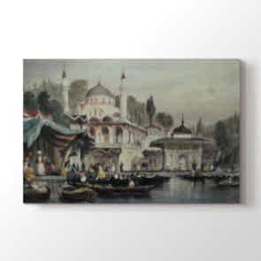 Osmanlı Kayık Sefası Tablosu - Kanvas Tablo Online Satış