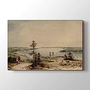 Tepeden İstanbul Tablosu - Panoramik Tablo