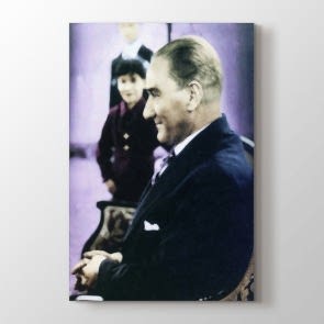 Atatürk Öğrencilerle Tablosu | Atatürk Tabloları - halicikmazlari.shop