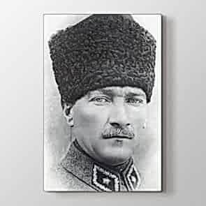 Siyah Beyaz Atatürk Tablosu | Atatürk Tabloları - halicikmazlari.shop