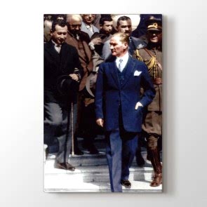 Atatürk Tarzı Tablosu | Atatürk Kanvas Tabloları - halicikmazlari.shop
