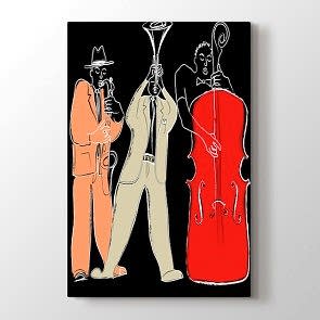 Üçlü Blues Grubu Tablosu | Müzik Tabloları - halicikmazlari.shop