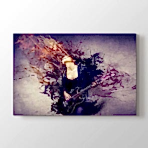 Yakan Gitarist Tablosu | Müzik Tabloları - halicikmazlari.shop