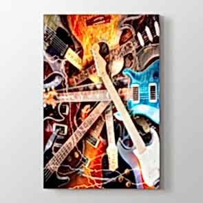 Gitar Koleksiyonu Tablosu | Gitar ve Müzik Tabloları - halicikmazlari.shop